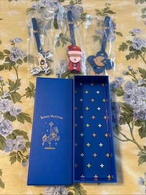 Louis Vuitton Royal Blue Monogrammed Box with Character Charms